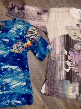 BOGO - Two Short Sleeve Casual Tops Chicos Size 0/Small